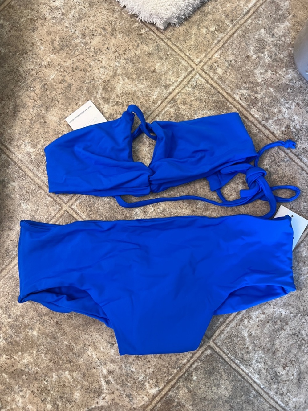 Royal Blue Two-Piece Bikini Set